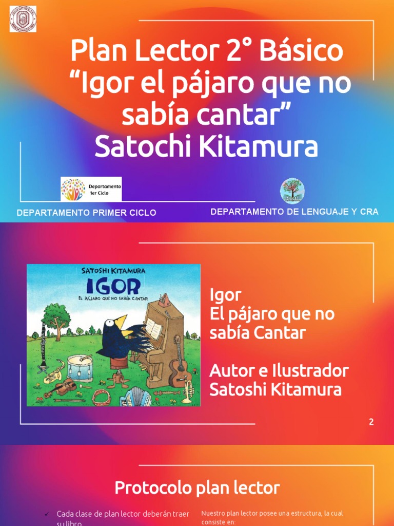 Igor El Pajaro Que No Sabia Cantar Con Tutorial PLED | PDF