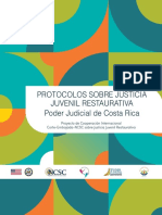 Protocolo de Actuación de Justicia Juvenil Restaurativa