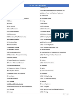 2017 NEC Table of Contents