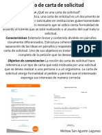 Formato de Carta de Solicitud