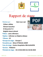 Rapport de stage en milieu hospitalier | PDF | Hôpital | Allaitement