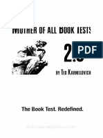 Ted Karmilovich - Mother of All Book Tests 2.0