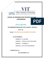 Enterprise Resource Planing