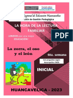 Lectura 5 - Inicial - La Zorra El Oso y El León - 30-04-2023