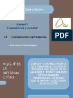 Unidad 1 - 1.4 Comunicación e Información