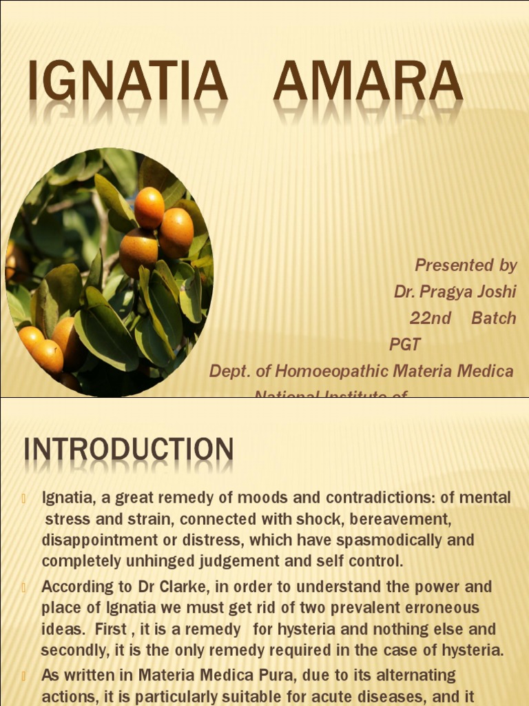 Ignatia Amara | PDF | Homeopathy | Headache
