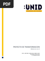 Analisis de Caso 2 - Proyecto de Transformacion