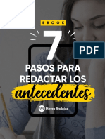 7 Pasos para Redactar Los Antecedentes