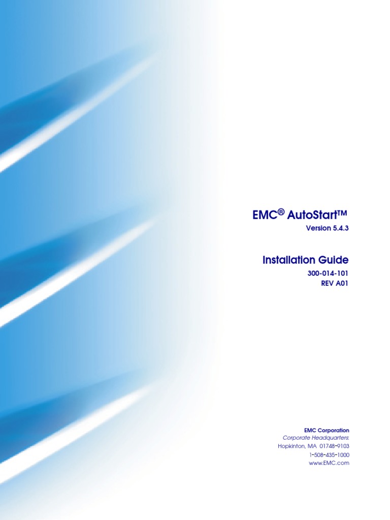 EMC Autostart Installation Guide 543 PDF Domain Name System