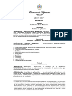 LP-1990-P Ley Provincial de Mediación