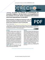 Término anticipado de contratos de arrendamiento de inmuebles indígenas a 99 años frente a la intangibilidad de los contratos y la Ley Nº 19.253. A propósito de la sentencia de la Corte Suprema Rol N° 23194-2018