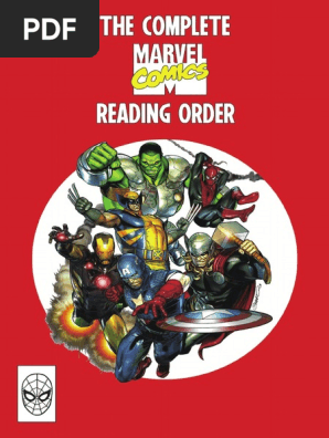Copy of The Complete Marvel Comics Reading Order SFS 1