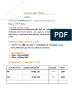 Curriculum Vitae: Career Objectives