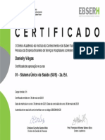 SUS 001.2 - Certificado de Conclusão Do Curso