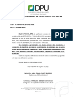 Minuta de Manifestação de Laudo Pericial. PAJ. 2018-0675