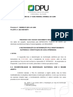 Minuta de Pedido de Revogação de Tornozeleira Eletrônica e Devolução de Bens Apreendidos.