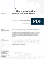Glucides Et Alimentation: Aspects Technologiques: Réf.: F6154 V1