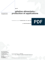 La Gélatine Alimentaire: Production Et Applications: Réf.: F4800 V1