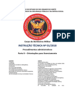Instrução Técnica 01_2018 Parte II - Procedimentos administrativos (Orientações para licenciamento)