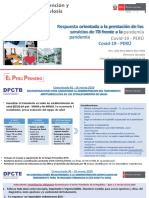 Respuesta Orientada A La Prestación de Los Servicios de TB Frente A La Pandemia Covid-19 - PERÚ