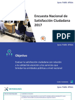 Encuesta Nacional de Satisfaccion Ciudadana 2017 PDF