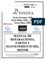 Toyota Fortuner-1kd-2kd - Full Motores Check
