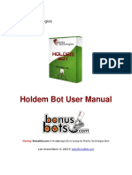 Hold em Bot User Manual