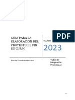 Guia de Proyecto Taller de Integración Profesional