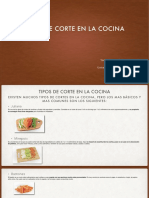 Tipos de Cortes