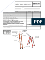 CHECK LIST Inspeccion de Escaleras