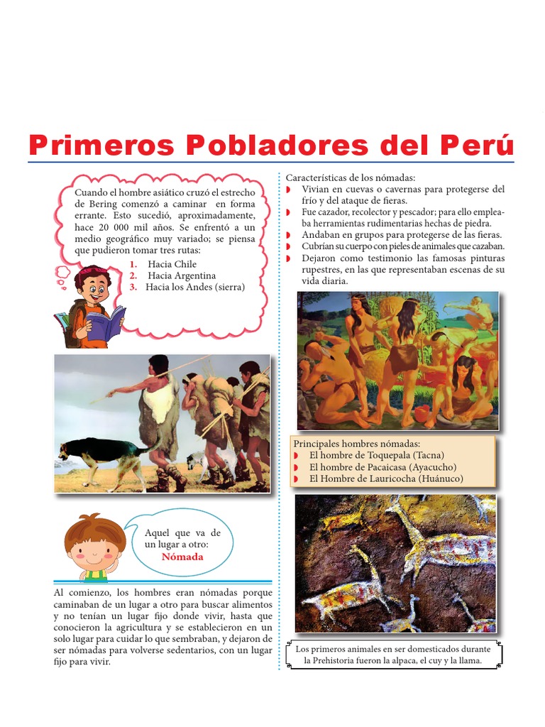 Actividades de hombres nómadas y sedentarios | PDF | Nómada