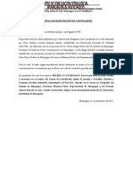 Esquela de Designacion de Conciliado 15 de Noviembre