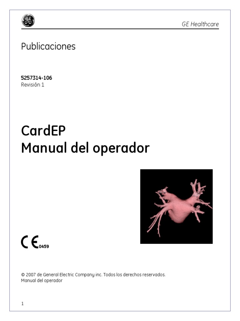 Manual del operador CardEP de GE Healthcare | PDF | Software ...