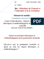Cours1 Dintroduction - Grammaire Textuelle-1