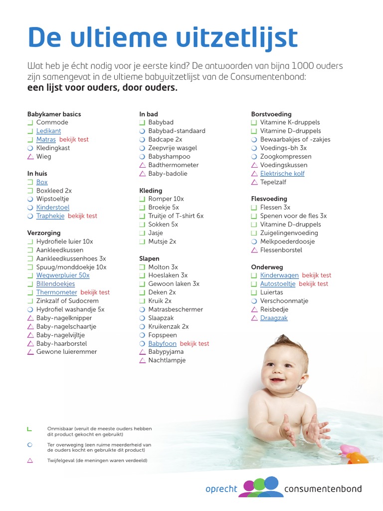De Ultieme Baby Uitzetlijst 1 PDF