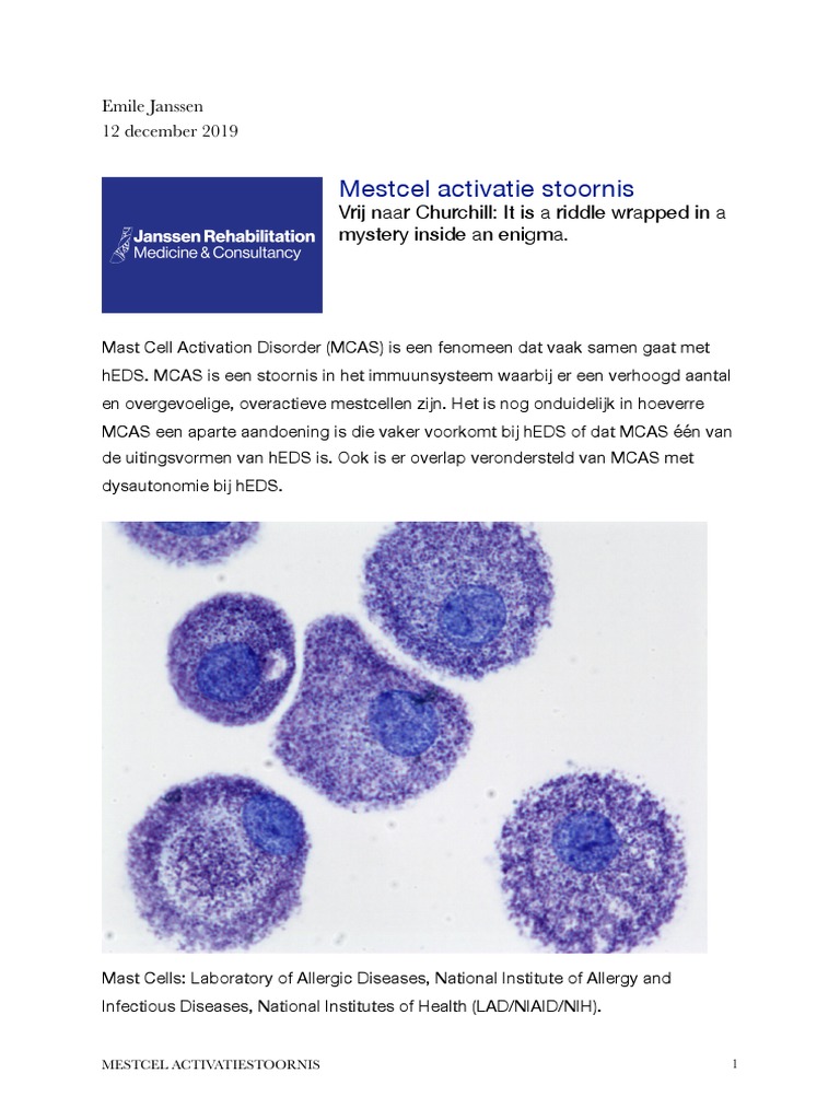 Mestcel Activatiestoornis-1 | PDF