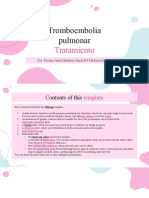 Tromboembolia Pulmonar: Tratamiento