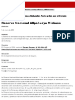 Reserva Nacional Allpahuayo Mishana - Plataforma Del Estado Peruano