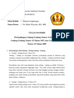 Perbandingan Undang-Undang Nomor 4 Tahun 1982, Undang-Undang Nomor 23 Tahun 1997, Dan Undang-Undang Nomor 32 Tahun 2009