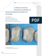 Posterior Indirect Adhesive Restorations. Updated Indications and The Morphology Driven Preparation Technique - En.es