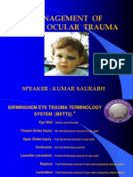 Blunt Trauma Management of Eye