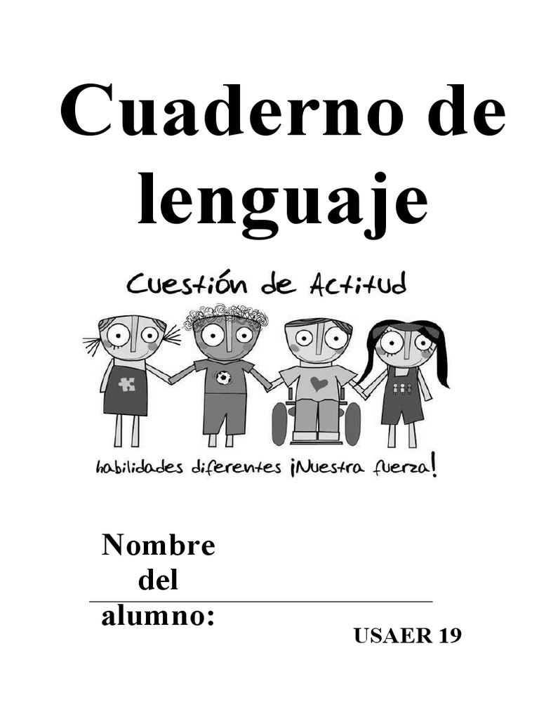 Cuaderno de Lenguaje para Niños | PDF | Palabra | Boca