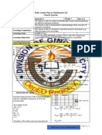 Lesson Plan in Grade 10 Mathematics - Week 7