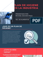 Plan de Higiene en La Industria Michael Siacara Paco
