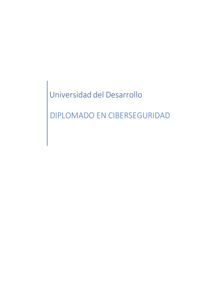 Diplomado en Ciberseguridad 2023 | PDF | La seguridad informática ...
