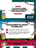 Application of Green Technology in Industrial Waste Management