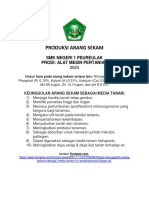 Sistem Produksi Arang Sekam