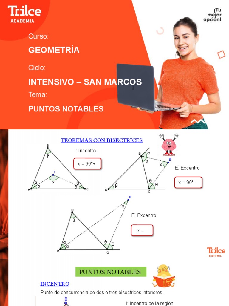 Propiedades del Excentro en Triángulos | PDF | Triángulo | Formas ...