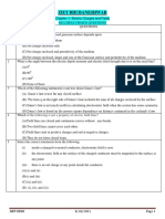 Physics XII CH 1 MCQ Electric Charges and Fields