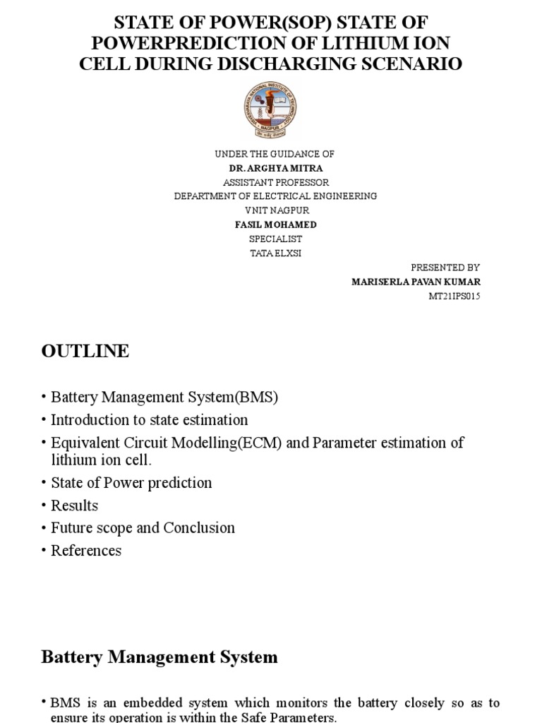 Final Presentation PDF Lithium Ion Battery Capacitor